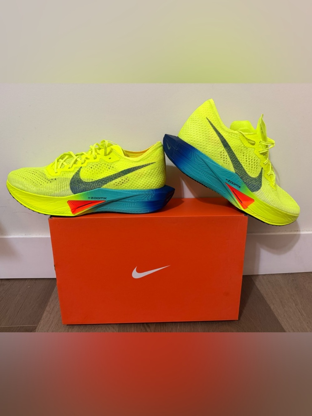 Nike ZoomX Vaporfly Next% 3 (Volt/Scream Green) Men’s 15 Brand New